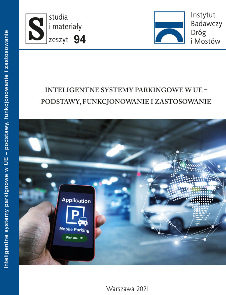 Okładka monografii S-94 „Inteligentne systemy parkingowe w UE – podstawy, funkcjonowanie, i zastosowanie”