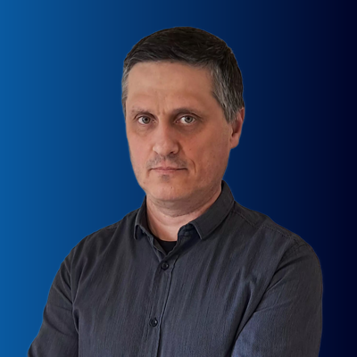 Zdjęcie przedstawia Kierownika Pracowni Mostów i Urządzeń Odwadniających - mgr inż. Remigiusza Guta