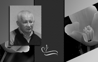 Grafika informacyjna do aktualności - Pożegnanie Andrzeja Waszkiewicza