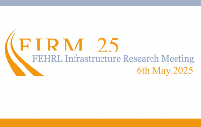 Grafika informacyjna do aktualności - IBDiM na FIRM25 – wspólnie kształtujemy przyszłość infrastruktury transportowej!