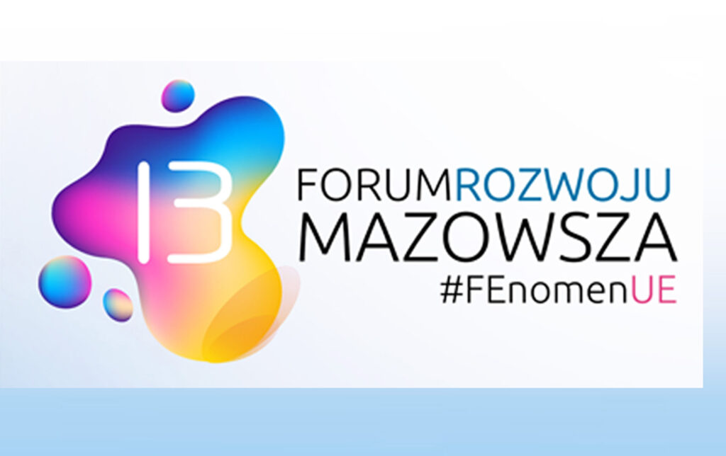 Grafika informacyjna do aktualności - 13. Forum Rozwoju Mazowsza