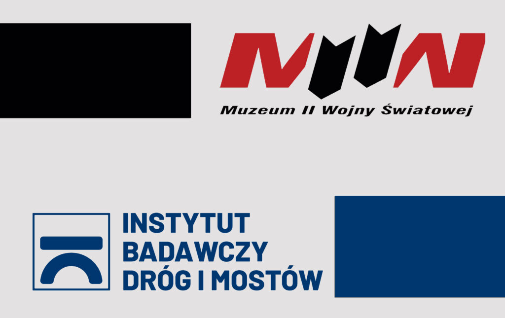 Grafika informacyjna do aktualności - Podpisanie porozumienia o współpracy Instytutu Badawczego Dróg i Mostów z MuzeumII Wojny Światowej w Gdańsku