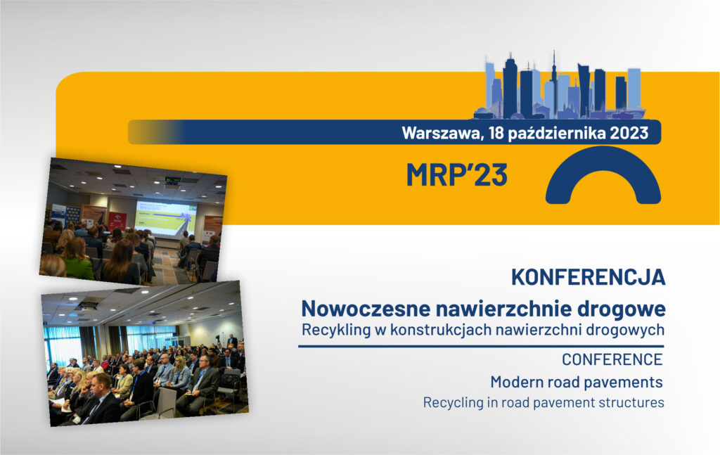 Grafika informacyjna do aktualności - Konferencja „Nowoczesne nawierzchnie drogowe" - Recykling w konstrukcjachnawierzchni drogowych