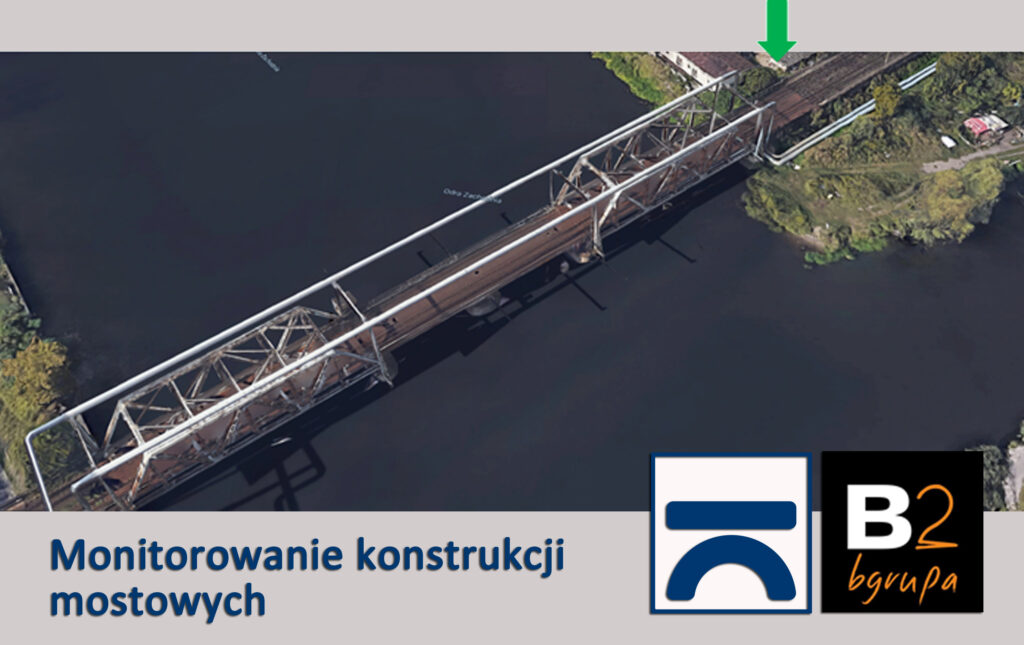 Grafika informacyjna do aktualności - Opracowanie innowacyjnego systemu monitoringu konstrukcji mostowych z wykorzystaniem Inteligentnych Łożysk Mostowych (Smart Bridge Bearings)