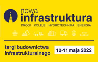 Grafika informacyjna do aktualności - Zaproszenie na stoisko IBDiM na targach Nowa Infrastruktura