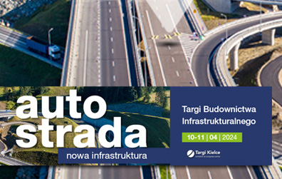 Grafika informacyjna do aktualności - IBDiM na targach Autostrada Nowa Infrastruktura!