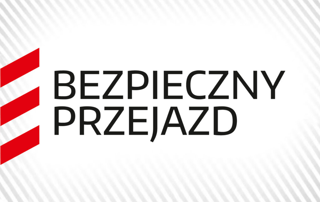 Grafika informacyjna do aktualności - Kampania "Bezpieczny Przejazd"