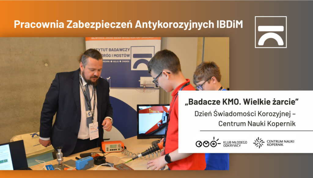 Grafika informacyjna do aktualności - Pracownia Zabezpieczeń Antykorozyjnych na Dniu Świadomości Korozyjnej – CentrumNauki Kopernik