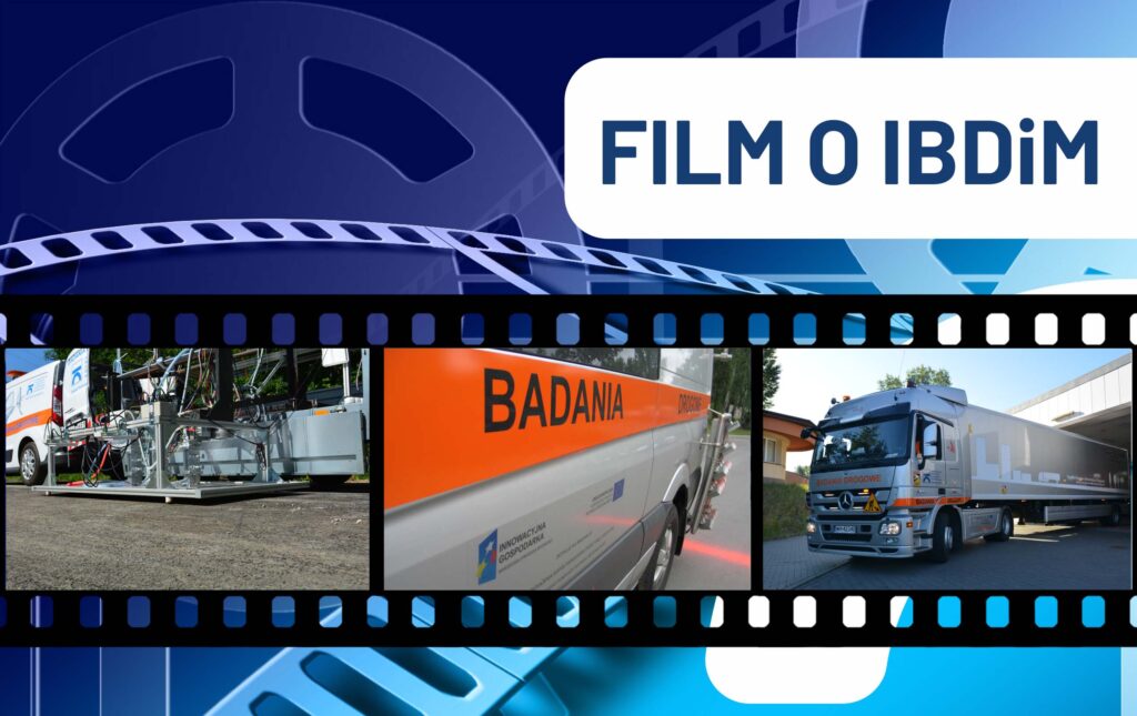 Grafika informacyjna do aktualności - Zapraszamy do obejrzenia filmu o działalności IBDiM