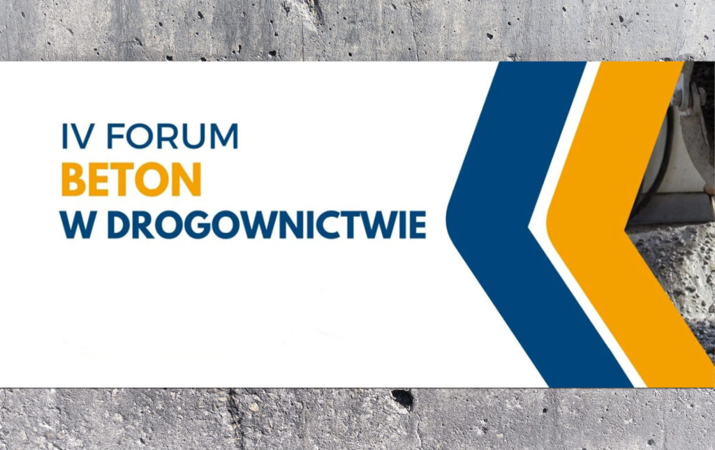 Grafika informacyjna do aktualności - IBDiM na IV Forum Beton w Drogownictwie
