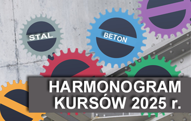 Grafika informacyjna do aktualności - Harmonogram kursów dot. zabezpieczeń antykorozyjnych w 2025 r.
