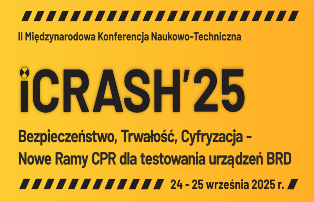 Grafika informacyjna do aktualności - Patronaty konferencji iCRASH’25
