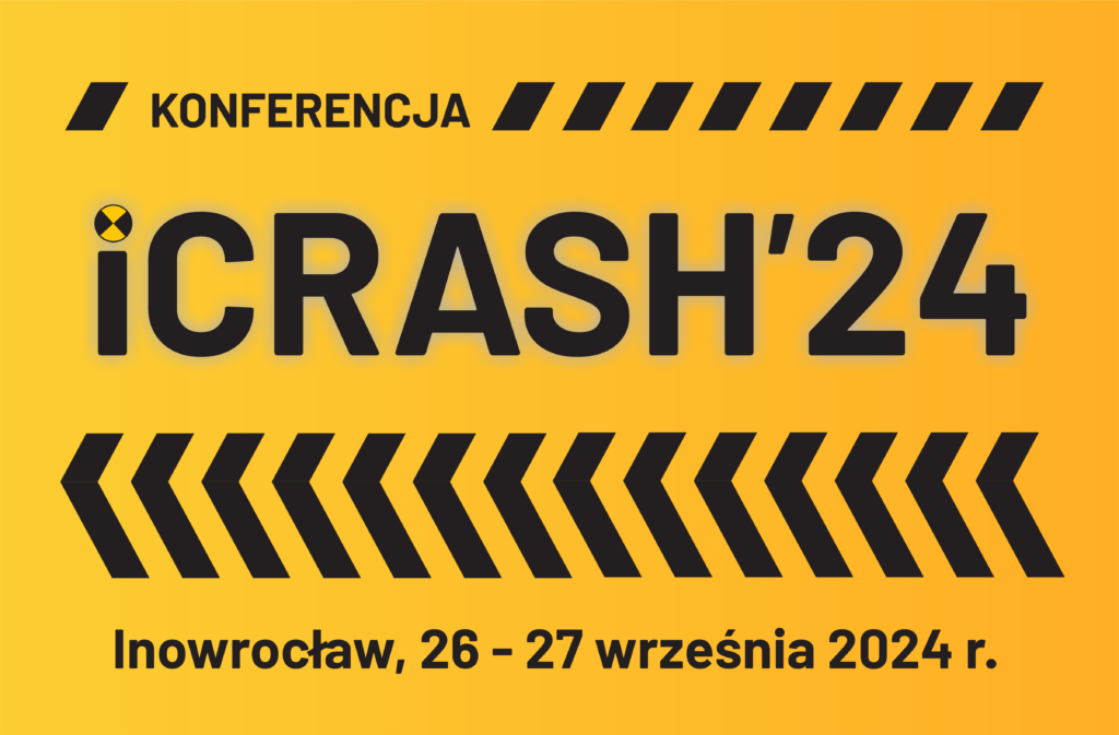 Grafika informacyjna do aktualności - Zapraszamy na konferencję iCRASH'24