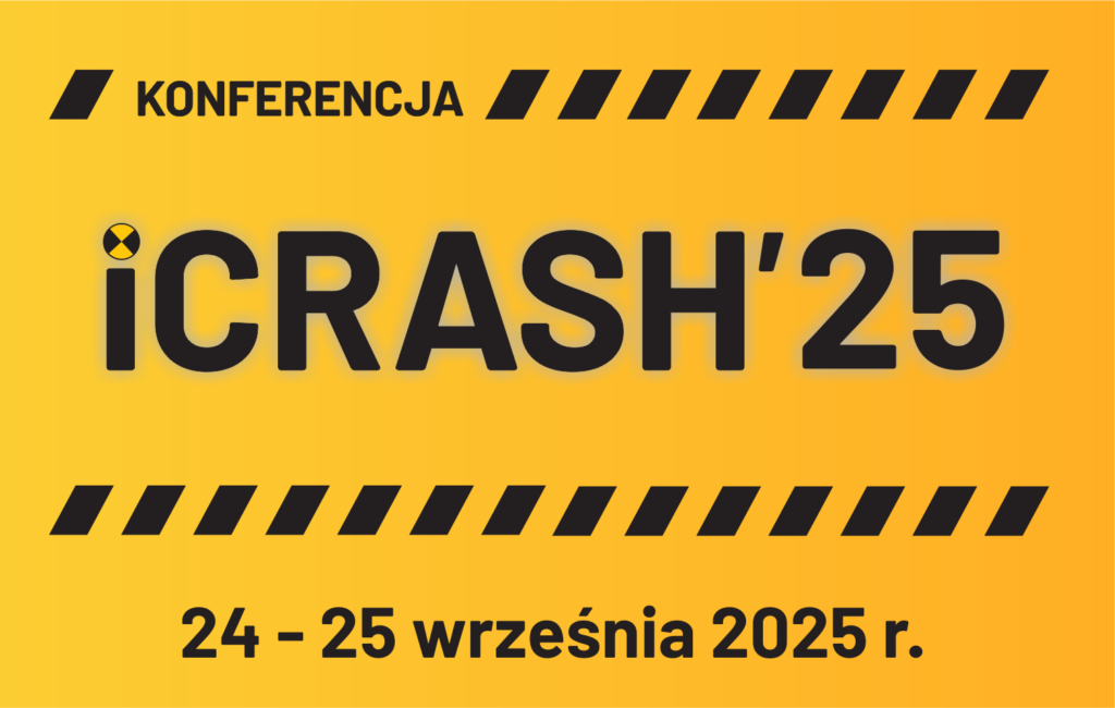 Grafika informacyjna do aktualności - Zapraszamy na konferencję iCRASH’25