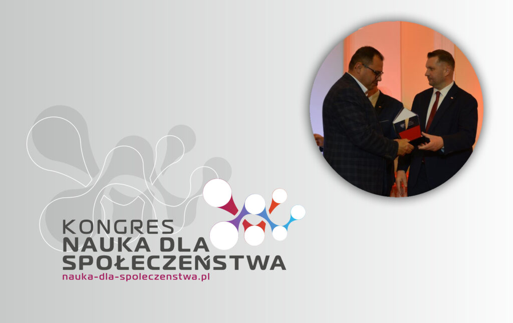 Grafika informacyjna do aktualności - Nagroda Ministra Edukacji i Nauki dla Instytutu Badawczego Dróg i Mostów