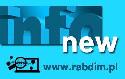 Grafika informacyjna do aktualności - Nowa strona internetowa "Roads and Bridges - Drogi i Mosty"