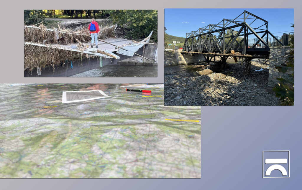 Grafika informacyjna do aktualności - IBDiM na spotkaniu dotyczącym priorytetów odtworzenia infrastrukturydrogowo-mostowej na terenach popowodziowych