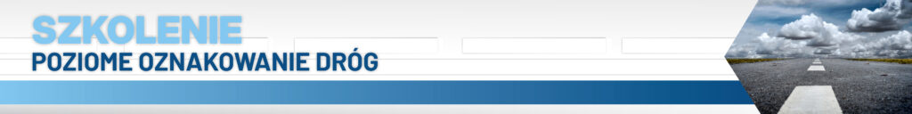 Grafika szkolenie Poziome oznakowanie dróg
