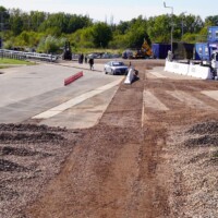 Galeria - test zderzeniowy samochodu osobowego ze stalową barierą drogową - poligon IBOS Inowrocław - ICRASH25