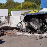 Galeria - test zderzeniowy samochodu osobowego ze stalową barierą drogową - poligon IBOS Inowrocław - ICRASH25